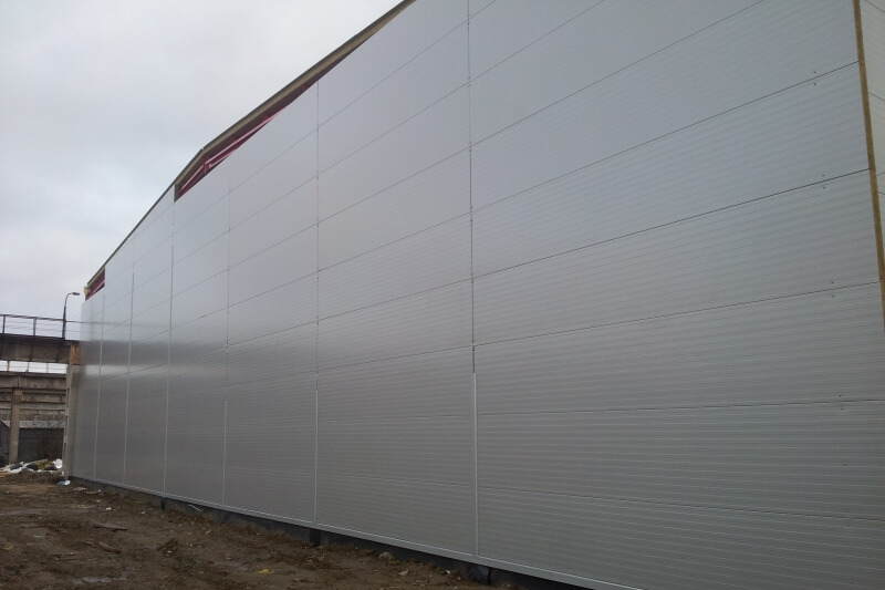glass wool sandwich panel for wall cladding