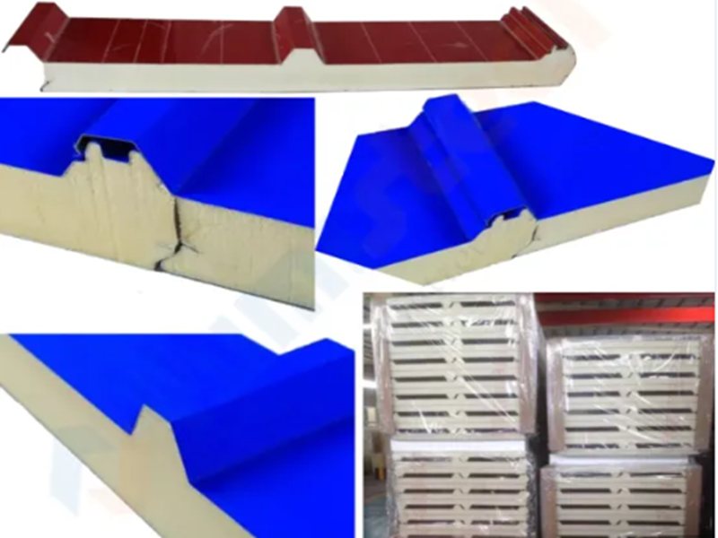 pu sandwich roof panel for steel building