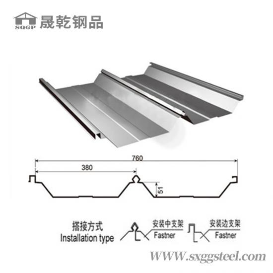 Corrugated galvanized roofing sheet