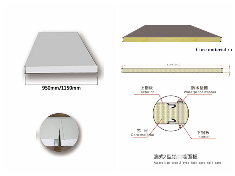 Differences Between EPS sandwich panel and Rock wool sandwich panel